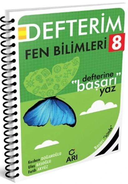 8. Sınıf Fen Bilimleri Akıllı Defteri Arı Yayıncılık ürün görseli 1