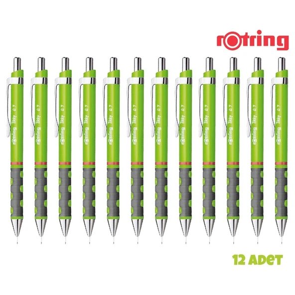Tikky Rd Versatil Kalem 0.7mm Limon Yeşili 12 Li Paket ürün görseli 1
