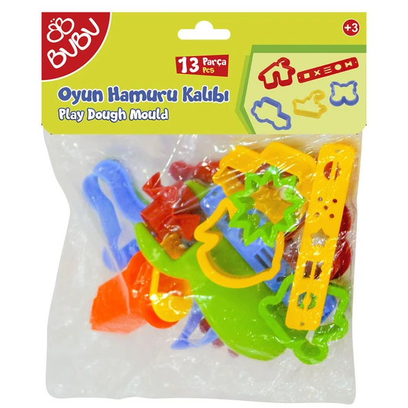 Bu-Bu Oyun Hamuru Kalıbı 13 Parça BUBU-HK0013 ürün görseli 1