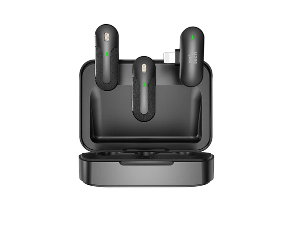 Nettech NT-0T09 Lightning Duo Wireless Mini Kablosuz Yaka Mikrofonu ürün görseli 1