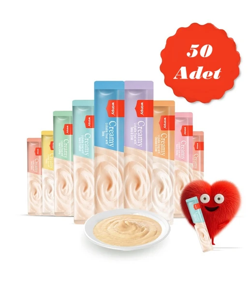 Wanpy Karışık Kedi Sıvı Ödülü 14 gr 25li 2 Eko Paket ürün görseli 1