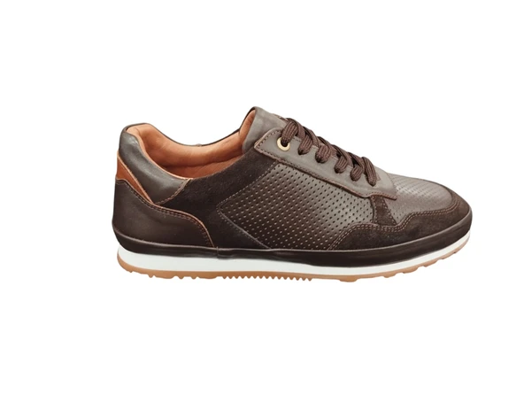 Slope 936103M İç Dış Hakiki Dana Derisi Ortopedik Erkek Günlük Casual Sneaker Ayakkabı ürün görseli 1