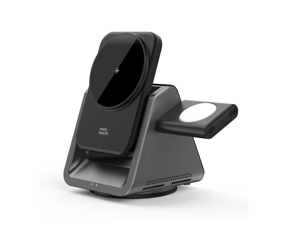 Nettech NT-WCH05 3 in 1 15W Kablosuz Wireless Şarj - Resim 2