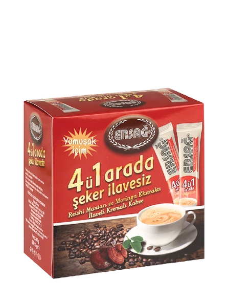 ERSAĞ 4 Ü 1 ARADA KAHVE YUMUŞAK İÇİM (TEK İÇİMLİK) ürün görseli 1