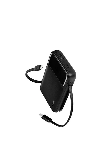 Ttec 2BB215 ReCharger Pro LCD 10.000mAh PD 22,5W Kablolu Taşınabilir Hızlı Şarj Aleti Powerbank ürün görseli 1
