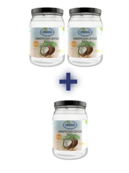 ERSAĞ HİNDİSTAN CEVİZİ YAĞI 270 GR X 3 ADET ürün görseli 1