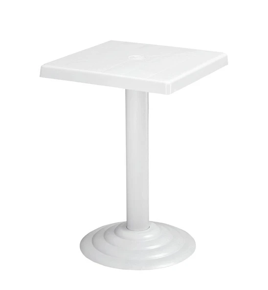 Omnipazar MT-GF402A Beyaz Testa Bahçe Balkon Sehpa 45x45 cm ürün görseli 1