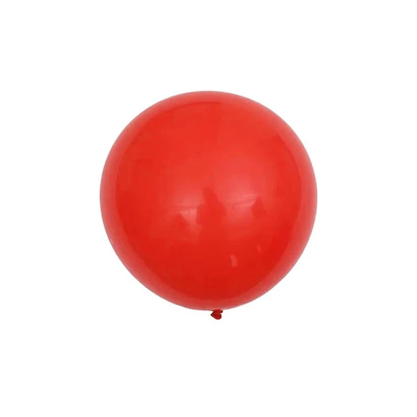 PASTEL BALON KIRMIZI 50 ADET - Resim 2