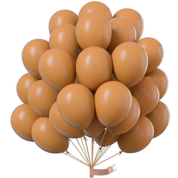 PASTEL BALON KARAMEL 50 ADET ürün görseli 1
