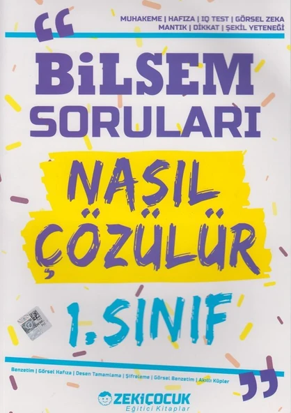 1. Sınıf Bilsem Soruları Nasıl Çözülür Zeki Çocuk ürün görseli 1