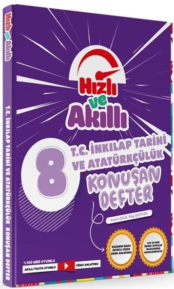 8. Sınıf LGS T.C. İnkılap Tarihi ve Atatürkçülük Hızlı ve Akıllı Defter Tammat Yayıncılık ürün görseli 1
