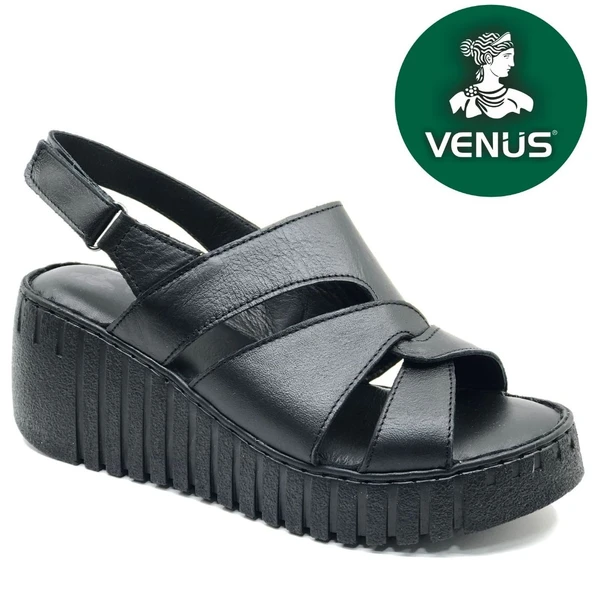 Venüs Morgen Hakiki Deri Comfort Ortopedik Kadın Sandalet ürün görseli 1