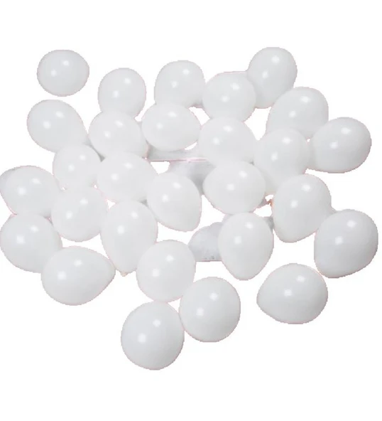 PASTEL BALON BEYAZ 50 ADET - Resim 2