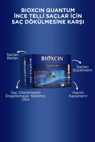 Bioxcin Quantum Saç Güçlendirici Serum 15 x 6 ml - Resim 5