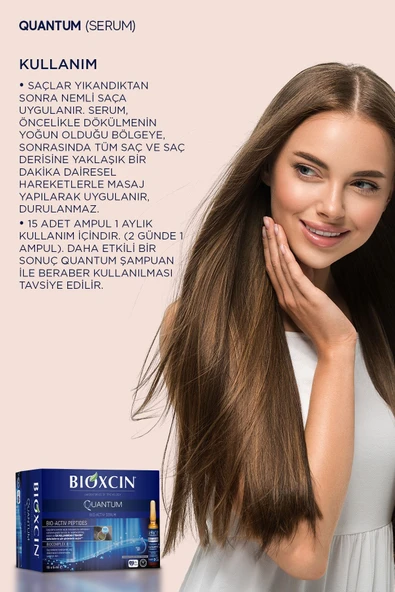 Bioxcin Quantum Saç Güçlendirici Serum 15 x 6 ml - Resim 6
