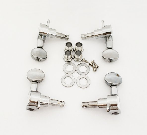 Fluid MHU17 Ukulele Burgusu Set - 4 Adet Burgu + Vida Somun Pul ürün görseli 1