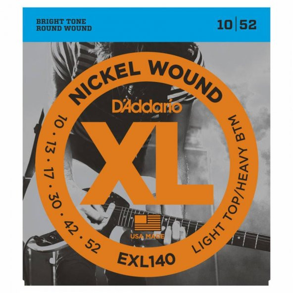 D'Addario EXL140 Elektro Gitar Teli (010-052) ürün görseli 1