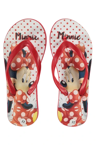Minnie Mouse Kız Çocuk Terlik 30-35 Numara Kırmızı ürün görseli 1
