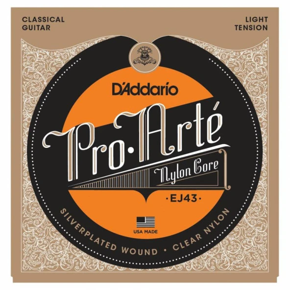 DAddario Pro-Arte EJ43 Light Tansiyon Klasik Gitar Teli ürün görseli 1
