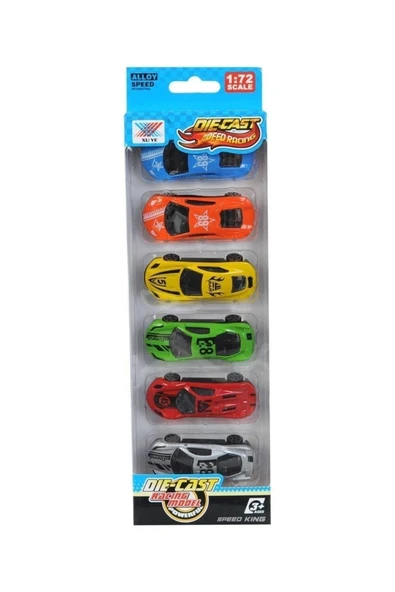 Kutuda K101a31 6'lı Die Cast Model Araçlar ürün görseli 1