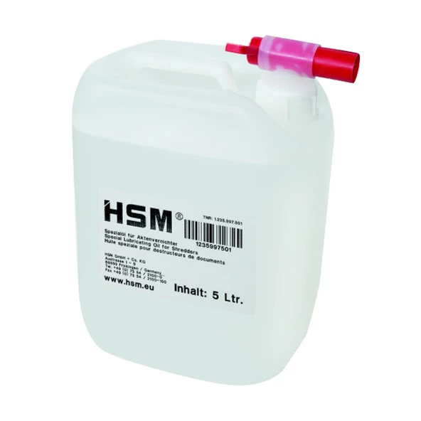 HSM Evrak imha Makinesi Yağı 5Lt/ Bakım solüsyonu ürün görseli 1