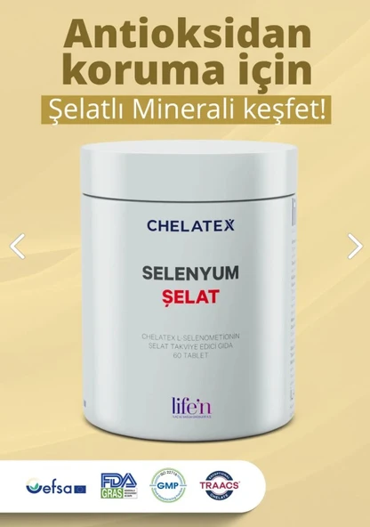 Chelatex Selenyum Şelat 60 Tablet ürün görseli 1