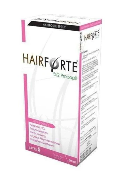 Hairforte Procapil %2 Kadın Saç Spreyi 60 ml ürün görseli 1