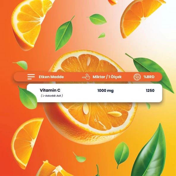 Pure C Vitamini (Ascorbic Acid) 500 gr - Resim 5