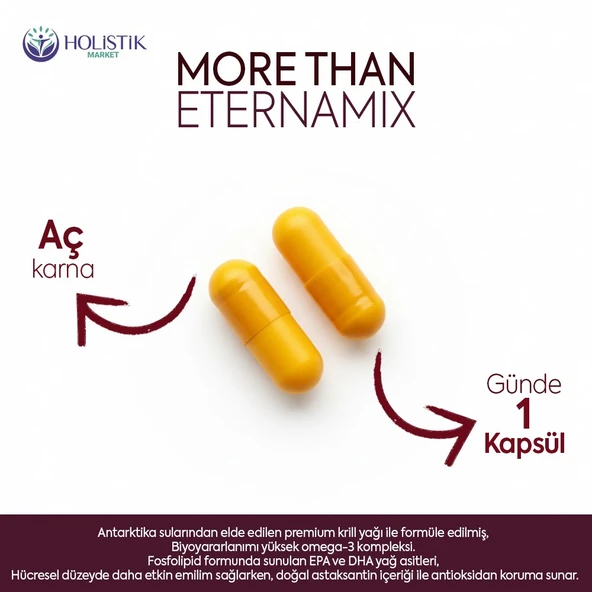 Eternamix Yeşil Çay Ekstresi 60 Kapsül - Resim 3