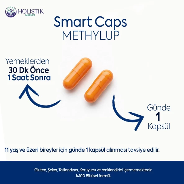 MethylUP Active B Comlex + TMG 60 Kapsül - Resim 4