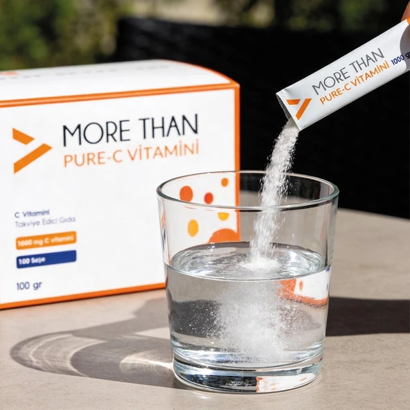 Pure C Vitamini 100 Saşe (Ascorbic Acid) - Resim 2