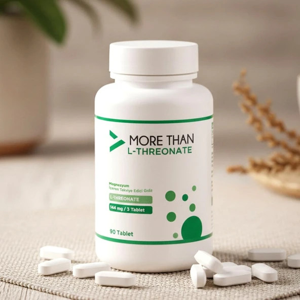 Magnezyum L-Threonate 90 Tablet (L-Treonat) - Resim 2