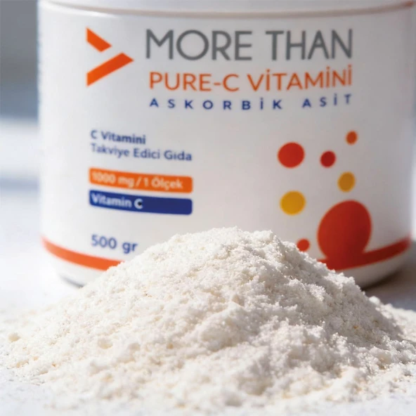 Pure C Vitamini (Ascorbic Acid) 500 gr - Resim 4