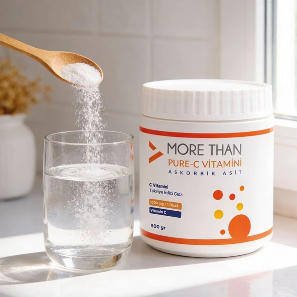 Pure C Vitamini (Ascorbic Acid) 500 gr - Resim 2