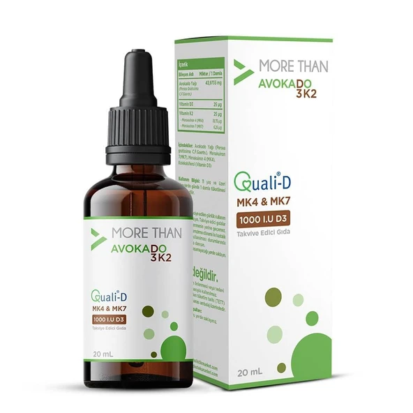 More Than Avokado D3K2 20 ml Damla ürün görseli 1