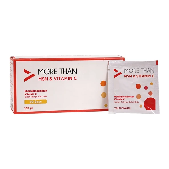 More Than MSM Vitamin C 30 Saşe ürün görseli 1