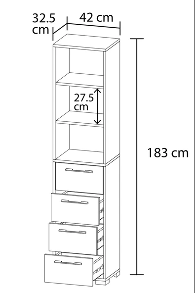 Lizbon No.3 Mutfak Dolabı - Resim 3