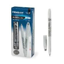 PENSAN TÜKENMEZ KALEM GLOBAL O.5mm SİYAH 2221 12 ADET ürün görseli 1
