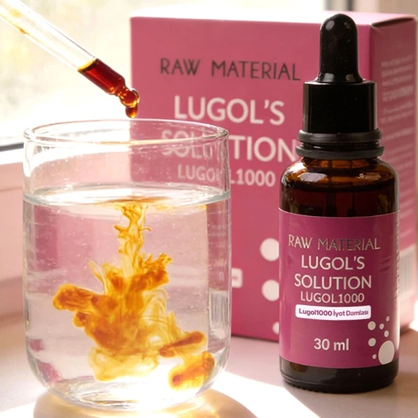 Raw Material Lugol Solüsyon 1000 İyot 30 ml Damla - Resim 2