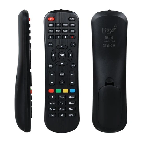 Hometech HT 1000 - HT 1040 - HT 1050 / Redline HD Recaal - Fav Tuşlu Uydu Alıcı Kumandası ürün görseli 1
