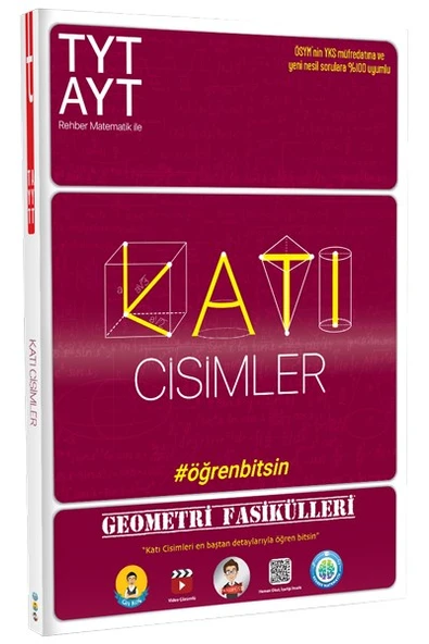 TYT-AYT Geometri Fasikülleri - Katı Cisimler - Tonguç Yayınları ürün görseli 1