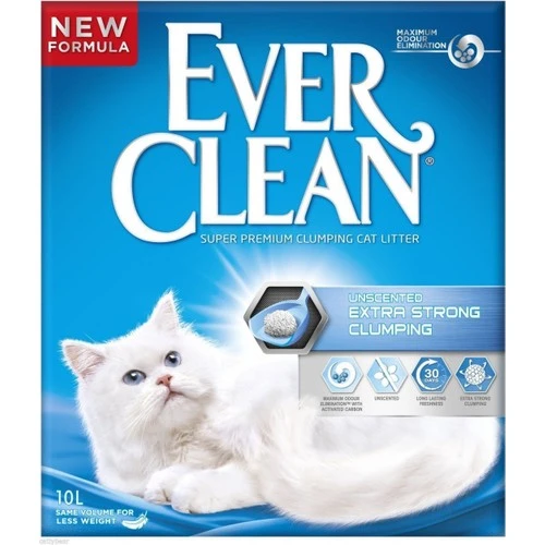 Ever Clean Extra Strong Clumping Unscented Kedi Kumu 10 LT ürün görseli 1