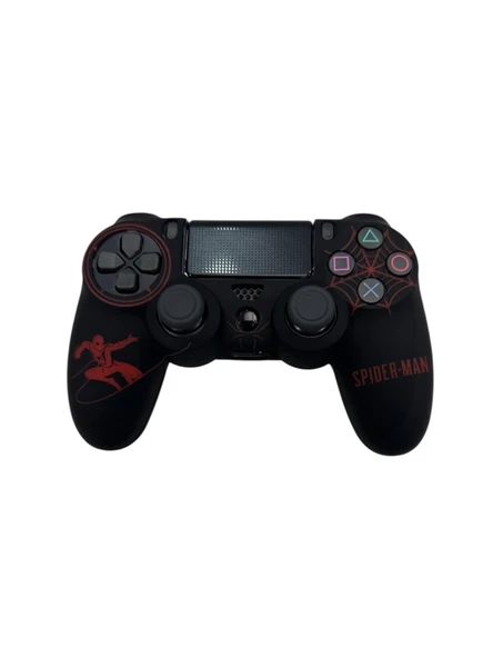 PS4 DualShock Joystick Koruyucu Örümcek Desenli Silikon Kılıf ürün görseli 1