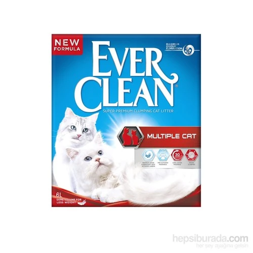 Ever Clean Multiple Cat Kedi Kumu 10 LT ürün görseli 1