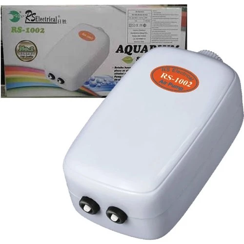 RS RS1002 Süper Hava Motoru Çift Çıkışlı 3,5 Lt/min 5w ürün görseli 1
