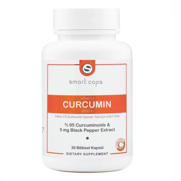 İnflex C3 Kurkumin 30 Kapsül (Kurkuminoid, Zerdeçal & Karabiber Ekstresi) ürün görseli 1
