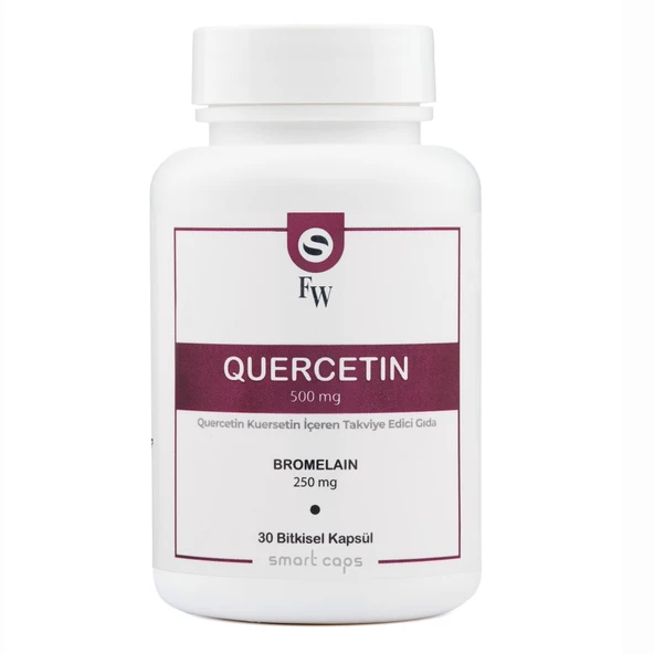 Quercetin 30 Kapsül (Kuersetin, Bromelain) ürün görseli 1