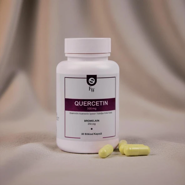 Quercetin 30 Kapsül (Kuersetin, Bromelain) - Resim 5