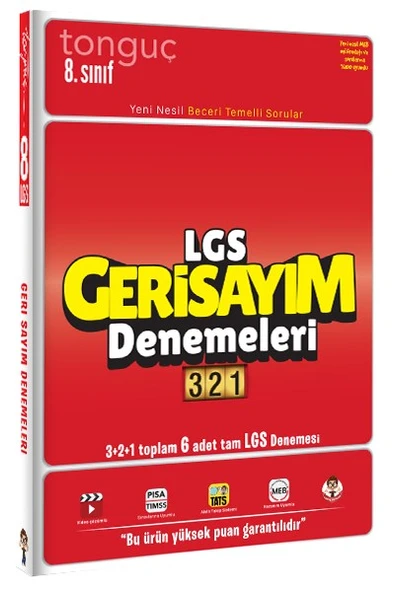 LGS Geri Sayım Denemeleri 321 - 6'lı Deneme - Tonguç Yayınları ürün görseli 1