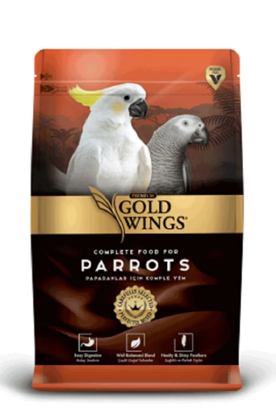 Gold Wings Prem. Papağan Yemi 1 Kg - Resim 2